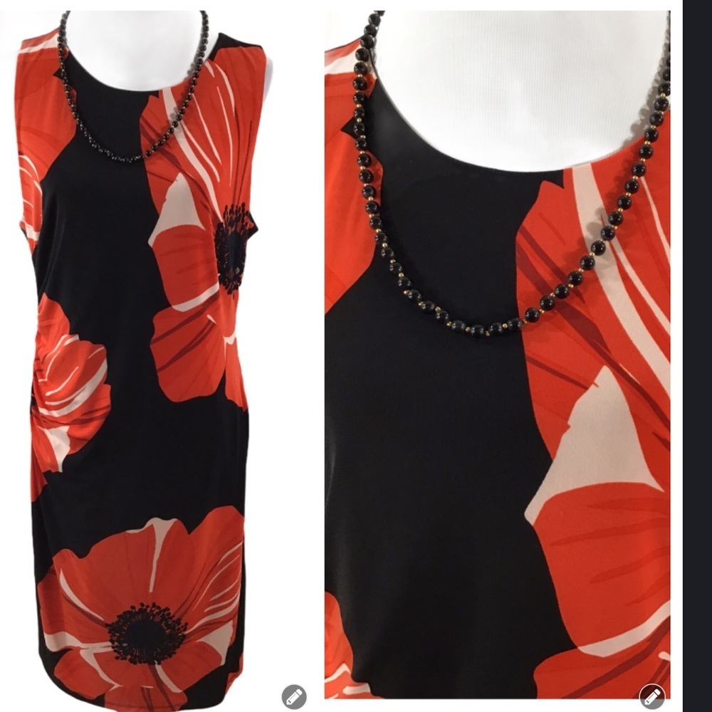 Tommy Hilfiger poppy jersey sheath 14